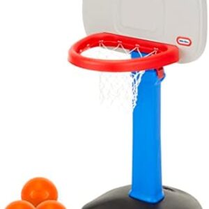 Little Tikes Easy Score Basketball Set, Blue, 3 Balls - Amazon Exclusive, 23.75 x 22 x 61 inches