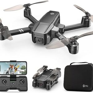 Holy Stone HS440 Foldable FPV Drone with 1080P WiFi Camera for Adult Beginners and Kids; Voice Gesture Control RC Quadcopter with Modular Battery for long flight time, Auto Hover, Carrying Case