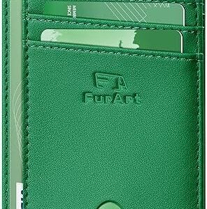 FurArt Slim Minimalist Wallet, Front Pocket Wallets, RFID Blocking, Credit Card Holder for Men & Women